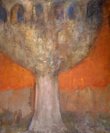 Painting titled "Tree of Life" by Olga, Original Artwork