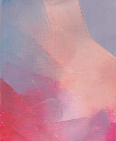 Malerei mit dem Titel "Morning fog" von Olha Gitman, Original-Kunstwerk, Öl