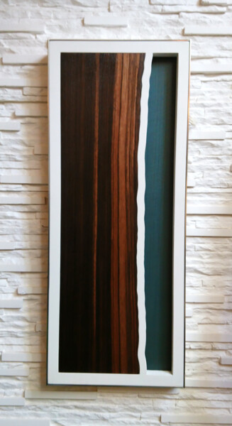 Скульптура под названием "Ebène Amara et Syco…" - Olhā • Wood Art, Подлинное произведение искусства, Дерево