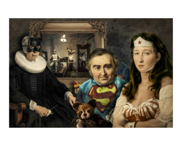 Arte digital titulada "family business" por Oli Romanelli (Olir), Obra de arte original, Foto-montaje