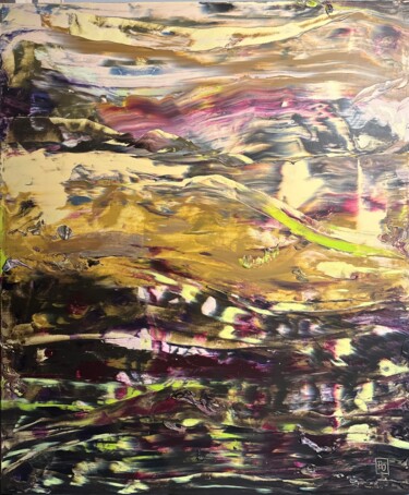 Painting titled "The space of uncert…" by Olia Blagov, Original Artwork, Acrylic