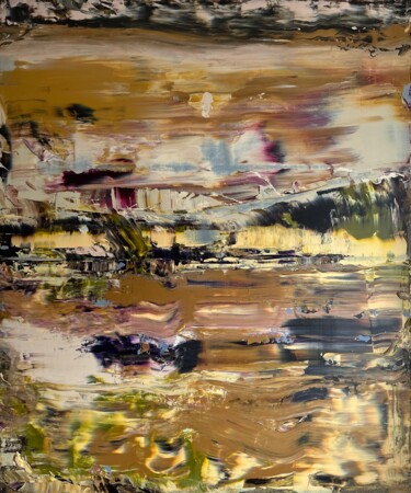 Картина под названием "Landscape imprints…" - Olia Blagov, Подлинное произведение искусства, Акрил