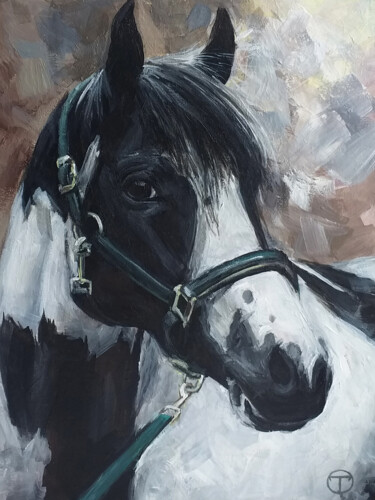 Pintura titulada "Horse 6" por Olia Tomkova, Obra de arte original, Acrílico