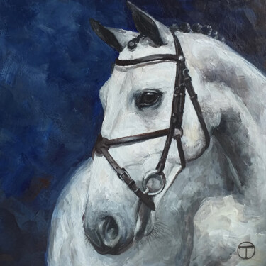 Pintura titulada "Horse 7" por Olia Tomkova, Obra de arte original, Acrílico