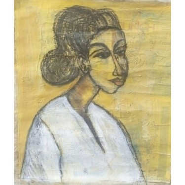 Malerei mit dem Titel "Sisi" von Olisa Nwadiogbu, Original-Kunstwerk, Acryl