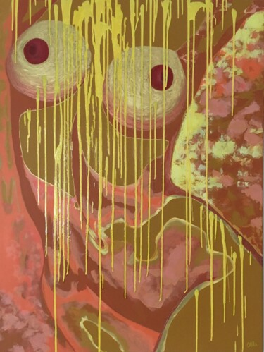 「FREEDOM」というタイトルの絵画 Olita Artによって, オリジナルのアートワーク, アクリル ウッドストレッチャーフレームにマウント