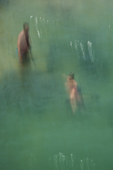 Photographie intitulée "Les baigneurs n°2.j…" par Olive, Œuvre d'art originale, Photographie numérique