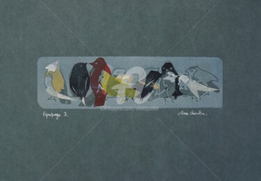 Отпечатки и Гравюры под названием "Equipage 3" - Olivia Quintin, Подлинное произведение искусства, гравюра
