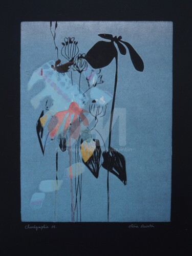 Chorégraphie 18 Gravures & estampes intitulée "Chorégraphie 18" par Olivia Quintin, Œuvre d'art originale, Gravure