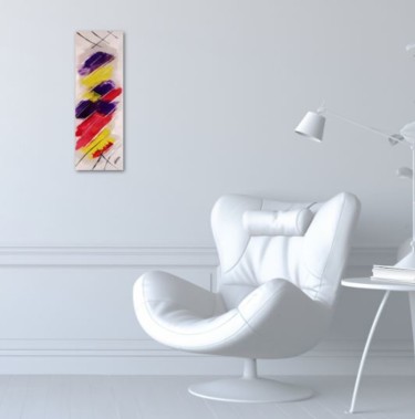 Malerei mit dem Titel "Sensitive" von Olivier Art Abstrait, Original-Kunstwerk, Acryl Auf Keilrahmen aus Holz montiert