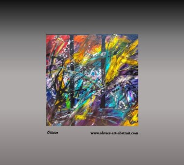 Peinture intitulée "kadjurī" par Olivier Art Abstrait, Œuvre d'art originale, Acrylique