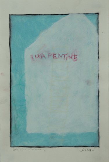 Schilderij getiteld "Turpentine (lovelet…" door Olivier Biarez, Origineel Kunstwerk, Acryl