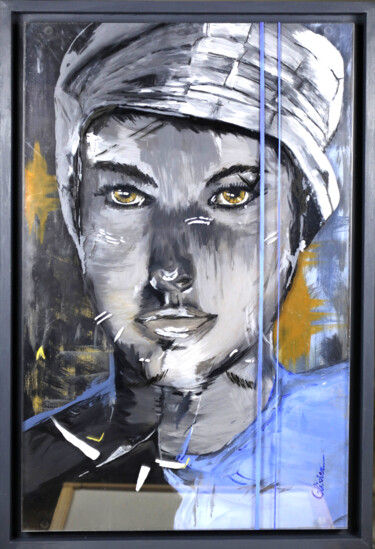 Painting titled "TRANSPARENCIES" by Olivier Boulanger, Original Artwork, Acrylic Mounted on Plexiglass
