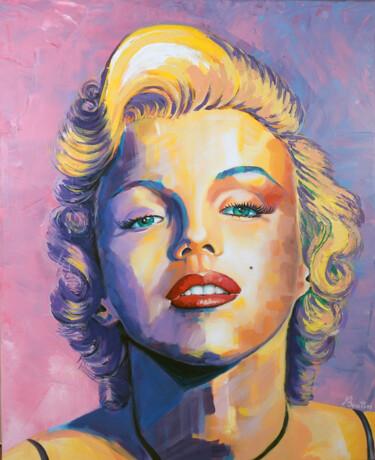 Malarstwo zatytułowany „Portait Marilyn Mon…” autorstwa Olivier Boutin, Oryginalna praca, Akryl