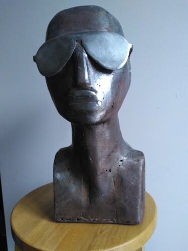 Sculptuur getiteld "Ray" door Olivier Capdevila, Origineel Kunstwerk, Roestvrij Staal