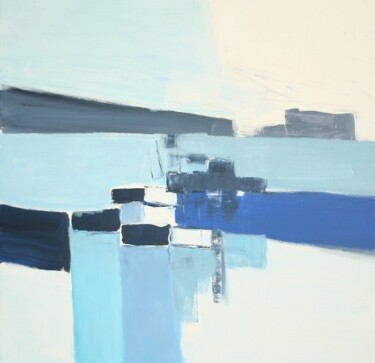 Painting titled "2011/6/4_ 80X80" by Olivier De Pannemaecker, Original Artwork