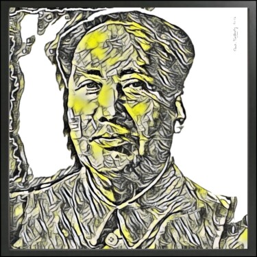 Drawing titled "Mao 1#17" by Olivier De Tullasky, Original Artwork, Ink