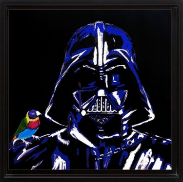 Painting titled "Darth Vader has got…" by Olivier De Tullasky, Original Artwork, Acrylic