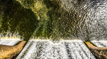 Photography titled "Chute d’eau" by Olivier De Pooter, Original Artwork, Non Manipulated Photography