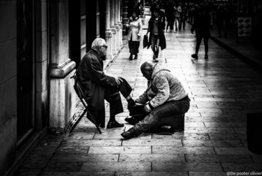 "Le cireur" başlıklı Fotoğraf Olivier De Pooter tarafından, Orijinal sanat, Fotoşopsuz fotoğraf