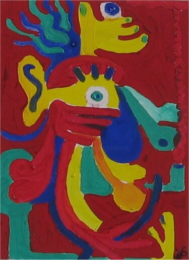 Painting titled "Gouache 2" by Olivier Dumont, Original Artwork