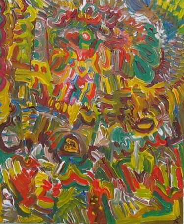Painting titled "Sous les tropiques" by Olivier Dumont, Original Artwork