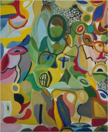 Painting titled "Peinture à l'huile…" by Olivier Dumont, Original Artwork