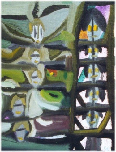 Peinture intitulée "Chauve-souris" par Olivier Dumont, Œuvre d'art originale, Gouache