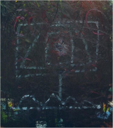 Painting titled "Tout n'est pas noir" by Olivier Dumont, Original Artwork