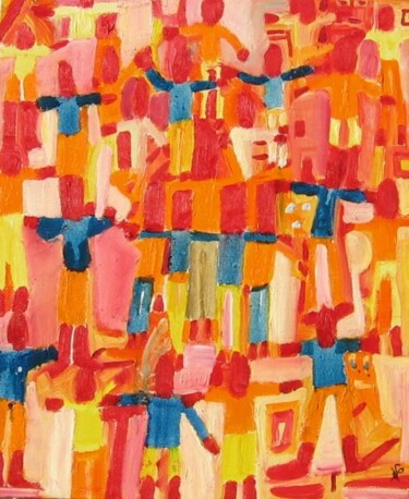 Painting titled "A bras ouverts" by Olivier Dumont, Original Artwork