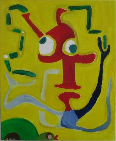 Painting titled "Suivre son instinct" by Olivier Dumont, Original Artwork