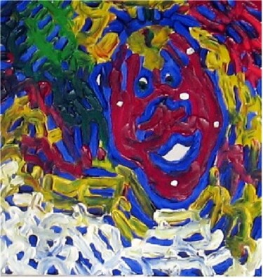 Peinture intitulée "Soudain, en bas, le…" par Olivier Dumont, Œuvre d'art originale