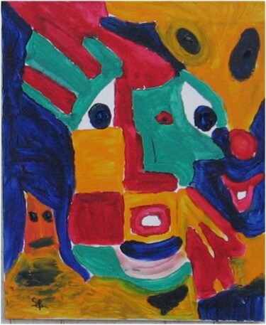 Peinture intitulée "Couleurs en têtes" par Olivier Dumont, Œuvre d'art originale, Huile