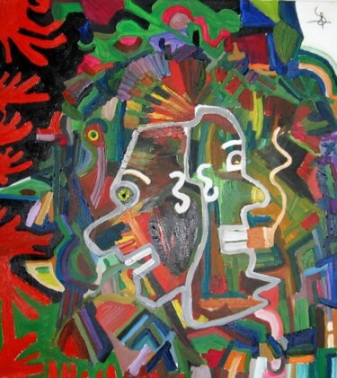 Peinture intitulée "Toi et moi, on ne v…" par Olivier Dumont, Œuvre d'art originale
