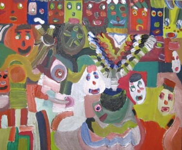 Painting titled "Expressions" by Olivier Dumont, Original Artwork