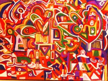 Peinture intitulée "Je-me-trouve-belle.…" par Olivier Dumont, Œuvre d'art originale, Acrylique