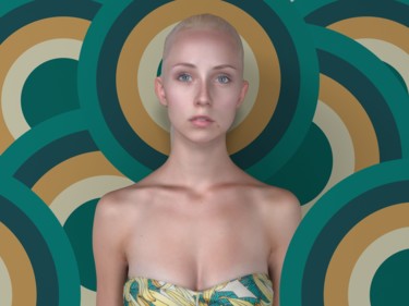 Arts numériques intitulée "fille" par Olivier Glon, Œuvre d'art originale, Modélisation 3D