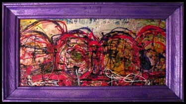 Peinture intitulée "Ultra Violet..." par Olivier Horen, Œuvre d'art originale, Huile