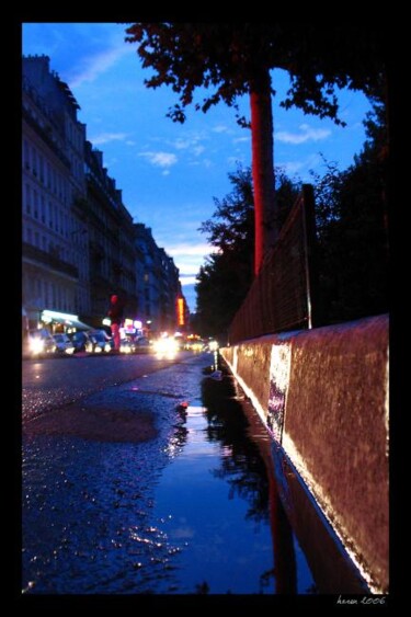 Photography titled ""Les trottoirs de P…" by Olivier Horen, Original Artwork