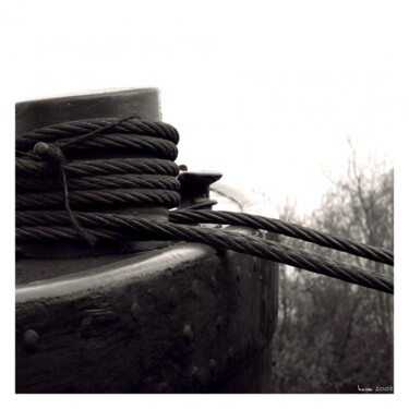 Fotografie mit dem Titel "Sur la corde..." von Olivier Horen, Original-Kunstwerk