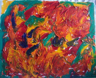 Painting titled "Etat d'âme idéal" by Olivier Lux, Original Artwork, Oil