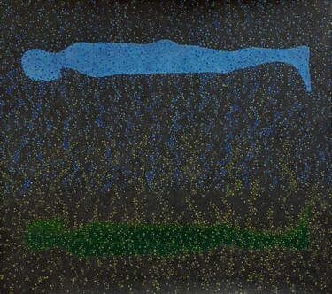 Pintura titulada "1/ Introspection" por Olivier Mangin, Obra de arte original, Acrílico Montado en Bastidor de camilla de ma…