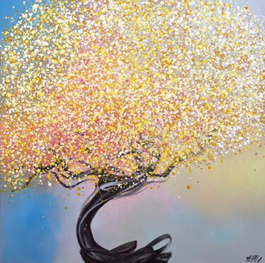 Картина под названием "Lumière du matin… (…" - Olivier Messas, Подлинное произведение искусства, Акрил Установлен на Деревян…