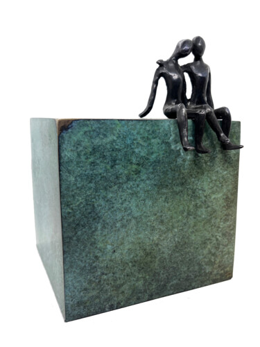 Sculpture intitulée "Les amoureux... 7/8…" par Olivier Messas, Œuvre d'art originale, Bronze