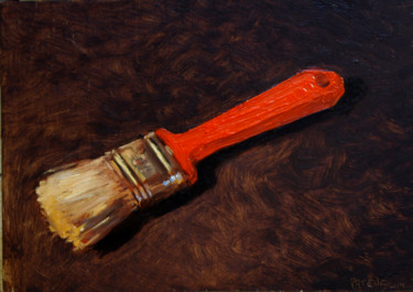 Painting titled "brush" by Olivier Payeur, Original Artwork, Oil