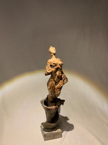 Sculpture intitulée "Vagues - De la Femme" par Olivier Poulin, Œuvre d'art originale, Plâtre