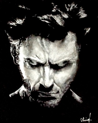 "Wolverine" başlıklı Resim Olivier Pringal tarafından, Orijinal sanat, Pastel Diğer sert panel üzerine monte edilmiş