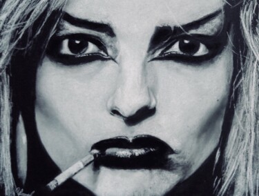 NINA HAGEN REGARD Dessin intitulée "NINA HAGEN REGARD" par Olivier Pringal, Œuvre d'art originale, Pastel Monté sur Panneau de bois