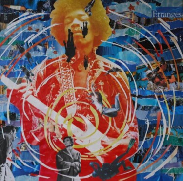 Installation intitulée "Jimmy Hendrix" par Olivier Rasquin, Œuvre d'art originale
