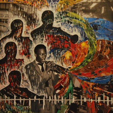 Installation intitulée "Miles Davis" par Olivier Rasquin, Œuvre d'art originale